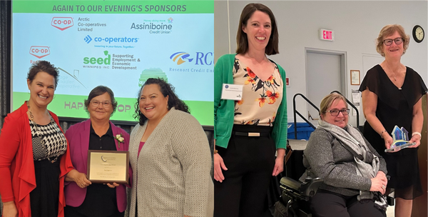 Two co-op members win awards in Manitoba
