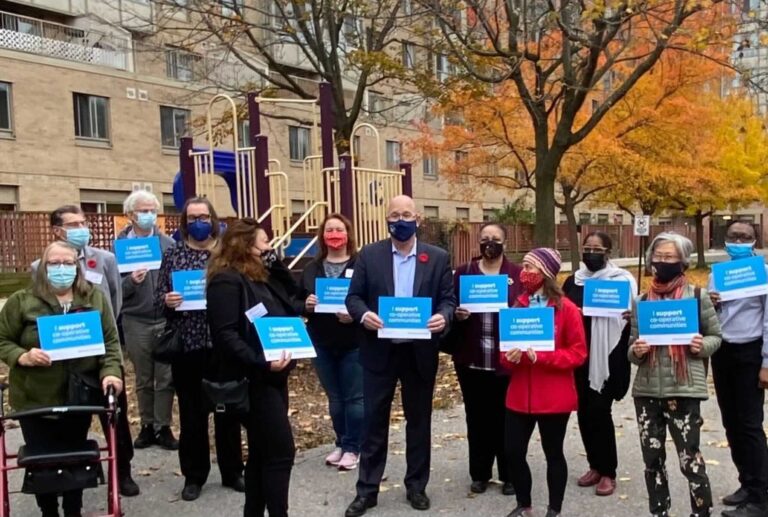 Mimico Co-operative Homes hosts tour for Ontario’s Minister of Municipal Affairs and Housing