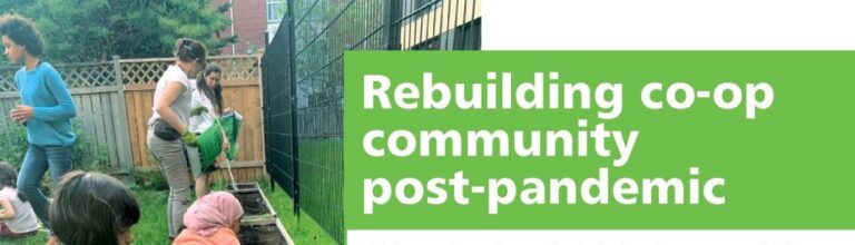 Co-op housing sector collaborates on October 4 webinar: Rebuilding co-op community post-pandemic